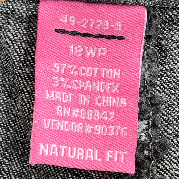 Natural Fit Black Capri Jeans Woman Within Plus Size Cropped Jeans - Picture 10 of 16